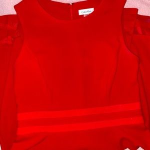 Calvin Klein Red Dress